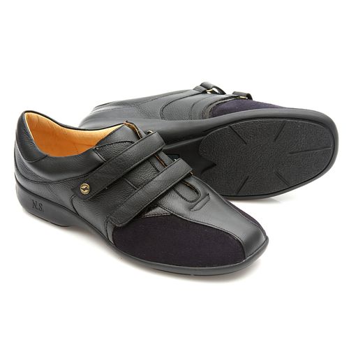 Calçado Feminino Ortopédico - Channel | Preto - Natural Step