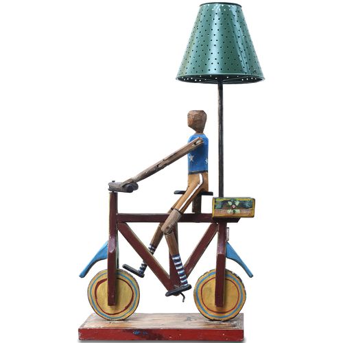 Abajur Boneco - Coleção Cicista - 75 x 37 CM - 140... - OFICINA DE AGOSTO