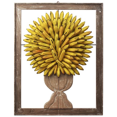 Quadro Ânfora com Bananas - Médio Alto - DBV6446 - OFICINA DE AGOSTO
