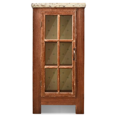 Armário Vitrine - Janela Antiga 74 cm x 44 cm - 21... - OFICINA DE AGOSTO