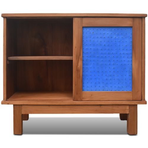 Buffet Porta de Correr Metálica - Azul - 70401 - OFICINA DE AGOSTO