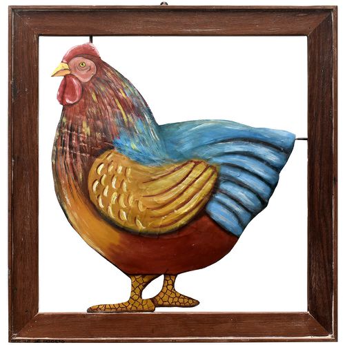 Quadro Vazado - Galinha - 16749 - OFICINA DE AGOSTO