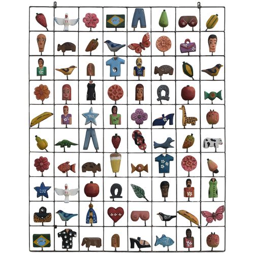 Painel Grade de Lembranças 80 pçs. - 100 x 80 CM. ... - OFICINA DE AGOSTO