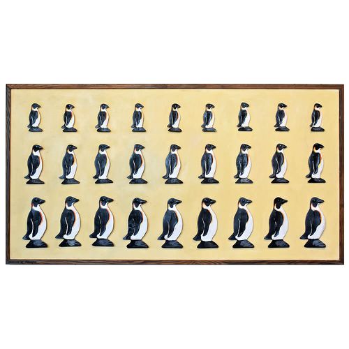 Quadro Pinguins - 15322 - OFICINA DE AGOSTO
