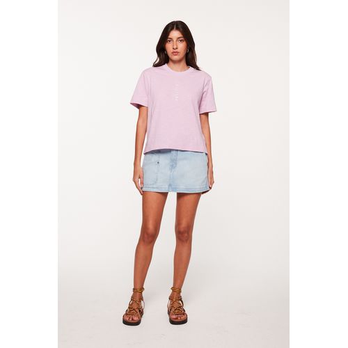 T-Shirt Wishes Animale Jeans - 52.06.0514ROSA - Ouseup Moda Feminina Multimarcas