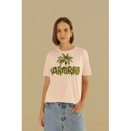 T-Shirt Fit FarmRio - 325283 - Ouseup Moda Feminina Multimarcas