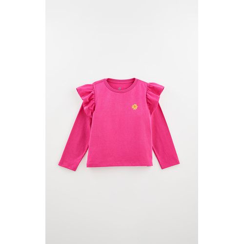 Blusa Básica Babado Silk Ml Fábula - 5.15970rosa - Ouseup Moda Feminina Multimarcas