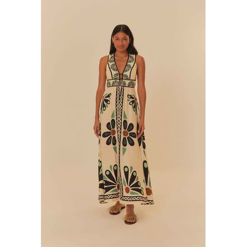 Vestido Longo Florejo Farm - 327925 - Ouseup Moda Feminina Multimarcas