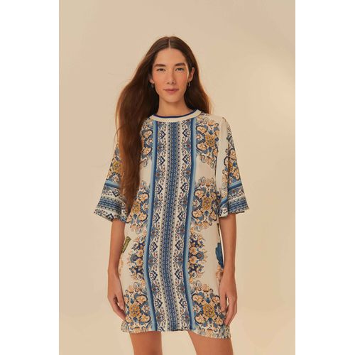 Vestido T-shirt Anastacia Farm - 332295 - Ouseup Moda Feminina Multimarcas