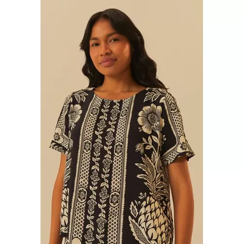 Camisa Jardim Romance Farm - 325863 - Ouseup Moda Feminina Multimarcas