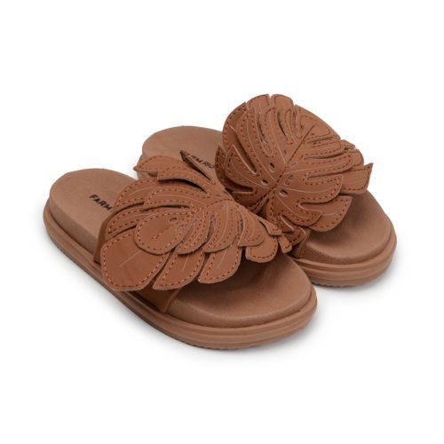 Sandália Monstera Caramelo Me Leva Farm - 052.25.3... - Ouseup Moda Feminina Multimarcas