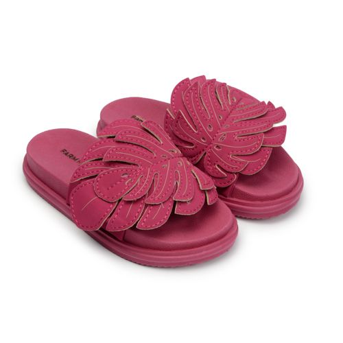 Sandália Slide Monstera Bromélia Me Leva Farm - 05... - Ouseup Moda Feminina Multimarcas