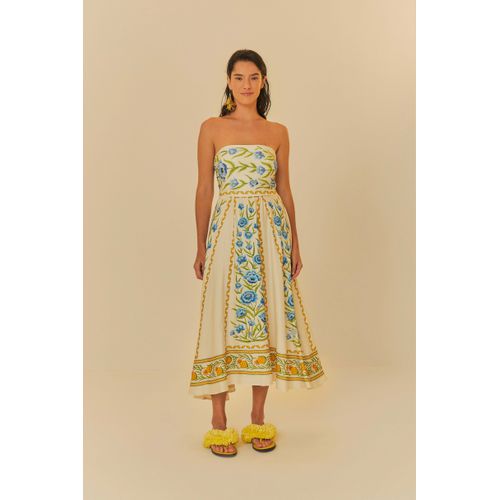 Vestido Sem Alça Puglia Farm - 331198 - Ouseup Moda Feminina Multimarcas