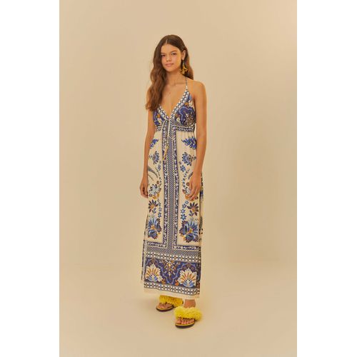 Vestido Alça Encato Tropical Farm - 329853 - Ouseup Moda Feminina Multimarcas