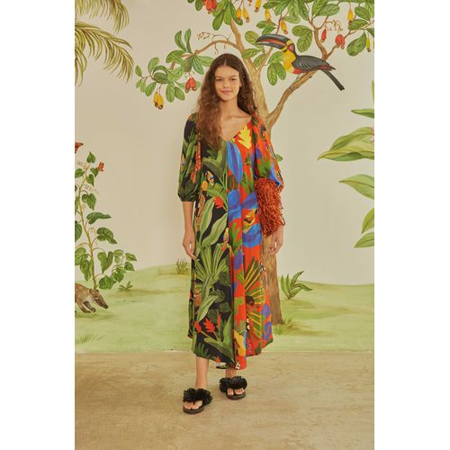 Vestido Cropped Beleza Tropical Farm - 329993 - Ouseup Moda Feminina Multimarcas