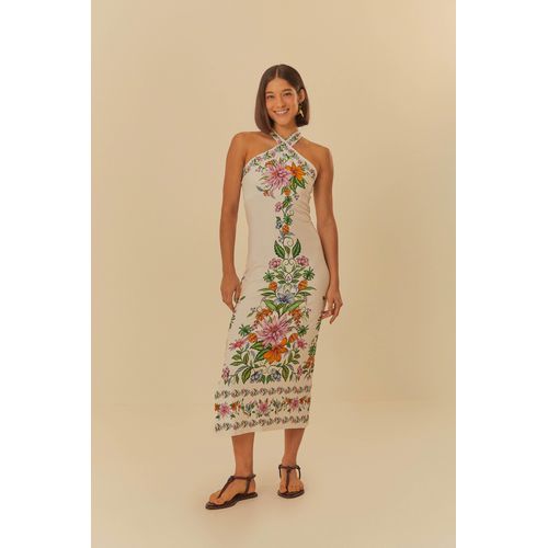 Vestido Midi Delicadeza De Fruta Farm - 335244 - Ouseup Moda Feminina Multimarcas