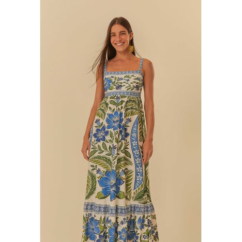 Vestido Midi Tropicance Farm - 334671 - Ouseup Moda Feminina Multimarcas