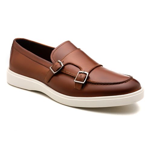 Sapato Monk Strap 19103 Whisky - Salerno Prime