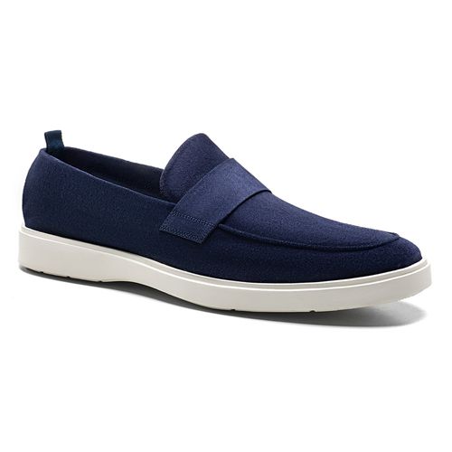 Sapato Loafer masculino 19113 Indigo Blue em couro legítimo Salerno Prime, ideal para quem busca elegância e conforto no dia a dia.