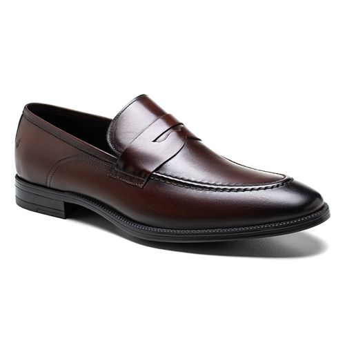Sapato casual masculino Loafer na cor castanho da Salerno Prime