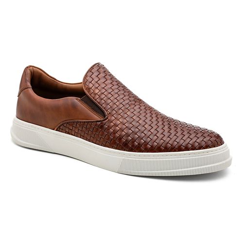 Tenis casual masculino na cor whisky da linha Sneakers, da Salerno Prime