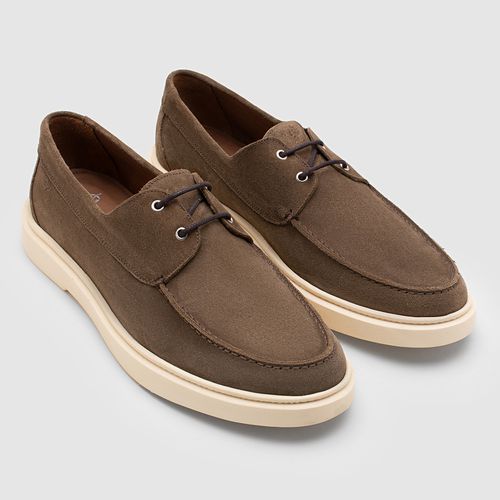 Sapato Dockside masculino 61452 Madero em couro legítimo Salerno Prime, ideal para quem busca elegância e conforto no dia a dia.
