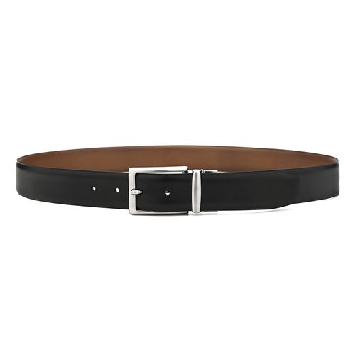 Cinto Couro Masculino 9932 Dupla Face Preto e Tama... - Salerno Prime
