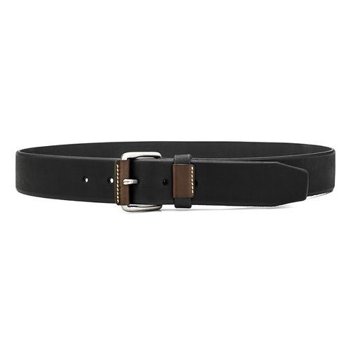 Cinto Couro Masculino Casual 17061 Preto e Café - Salerno Prime