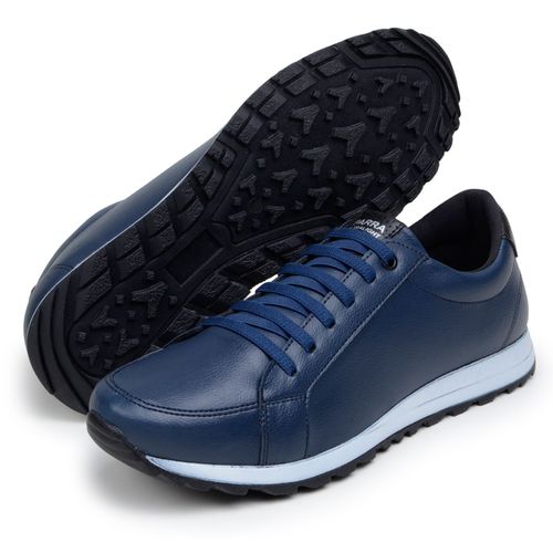 Tênis Masculino Jogger Casual Sapatênis Leve e Confortável - Azul
