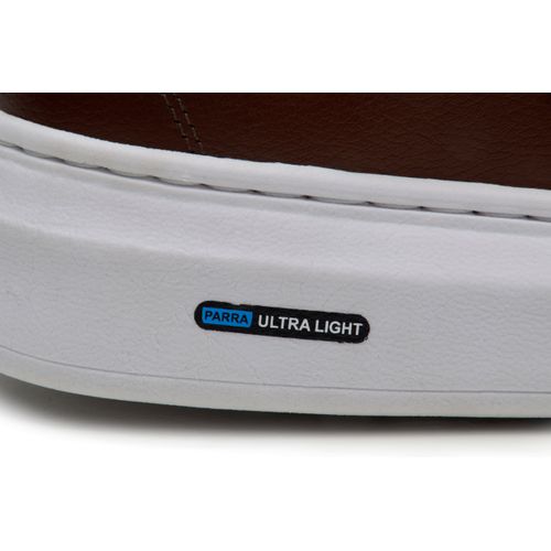 Sapatenis Masculino Leve Confortável Em Couro 100% Legitimo Parra Boots - Havana