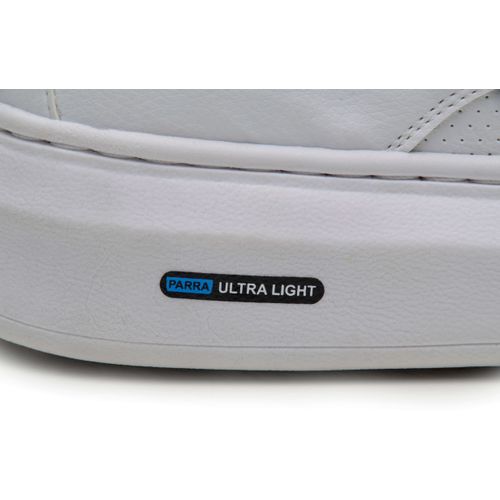 Sapatenis Moderno Masculino Leve Confortável Em Couro 100% Eco Parra Boots - Branco