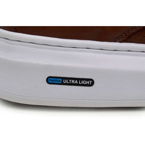 Sapatenis Moderno Masculino Leve Confortável Em Couro 100% Eco Parra Boots - Havana