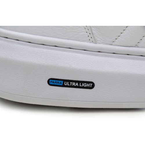 Sapatenis Moderno Detalhado Masculino Em Couro 100% Legitimo Leve Confortável Parra Boots - Branco