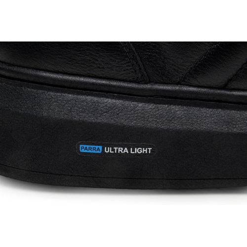 Sapatenis Moderno Detalhado Masculino Em Couro 100% Legitimo Leve Confortável Parra Boots - Preto