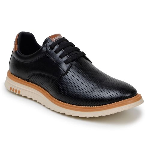 Sapatenis Tênis Masculino Oxford Social Confortável Macio Leve 2600 Preto