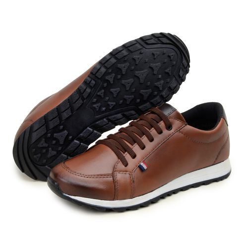 Tênis Masculino Jogger Casual Sapatênis Leve e Confortável - Havana