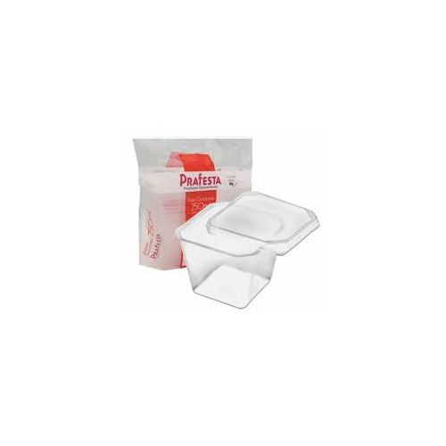 Pote Quadrado C/ Tampa 250ml c/20