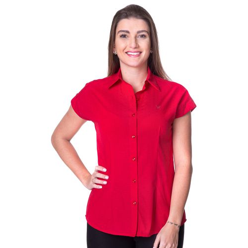 Blusa Vermelha Manga Japonesa Karol