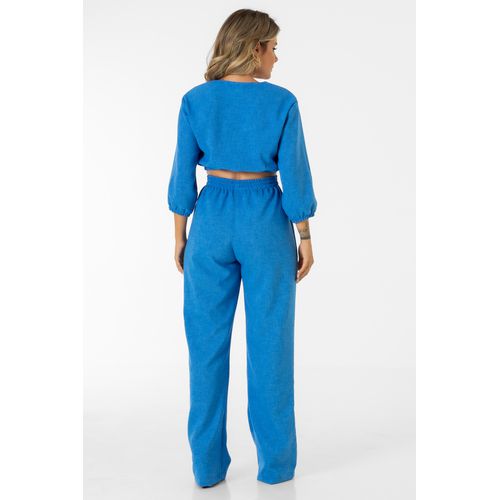 Calça Pantalona Azul Le Bleau