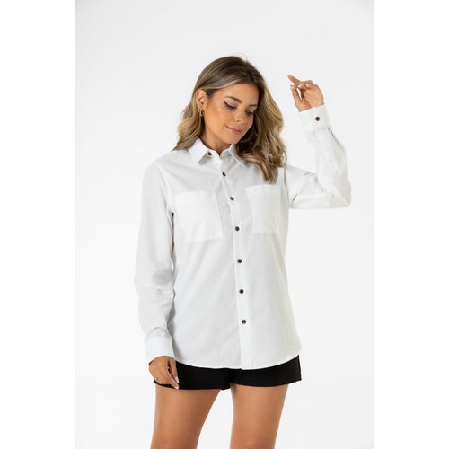 Camisa Oversized Branca Lolies