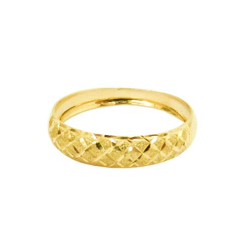 Anel de ouro 18k Feminino Xadrez 