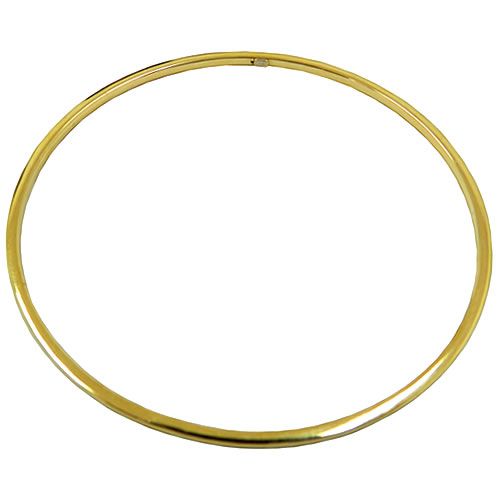 Pulseira argola em Ouro 18k Fio Quadrado