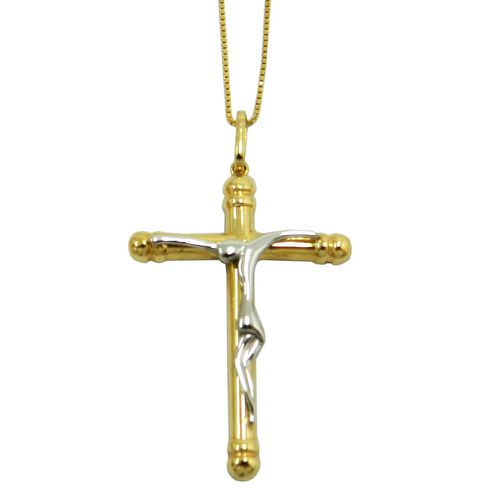 Crucifixo em Ouro 18k Maciço 