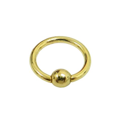 Piercing De Sobrancelha Bolinha Em Ouro 18k