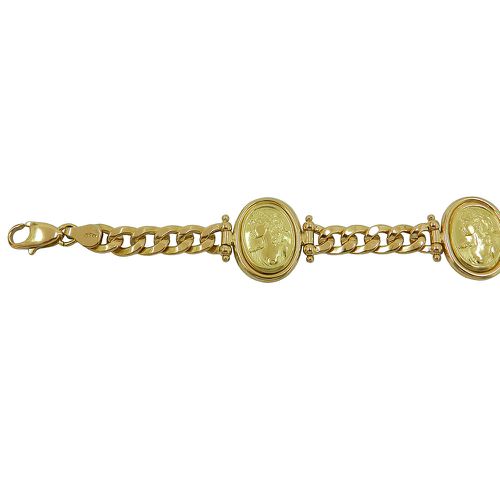 Pulseira Camafeu em Ouro 18k 0,750