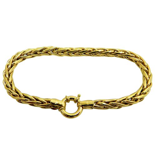 Pulseira de Ouro 18k Modelo Palmeira 