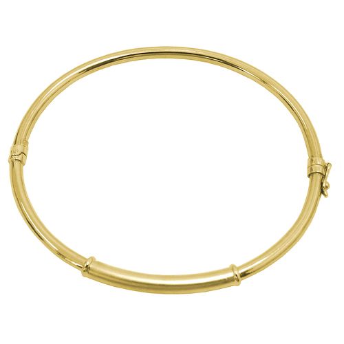 Bracelete em Ouro 18K Bicolor 19cm e Trava de Segurança