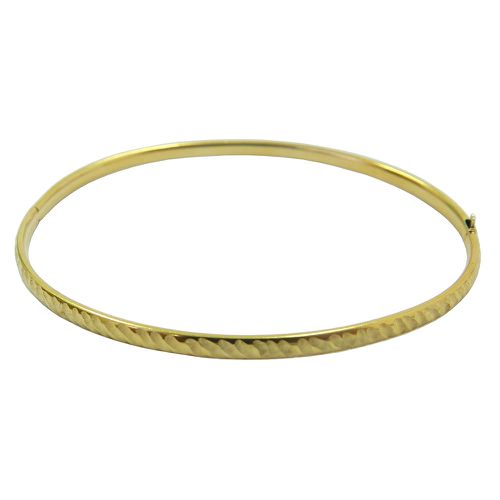 Pulseira em ouro 18k bracelete com trava de segurança