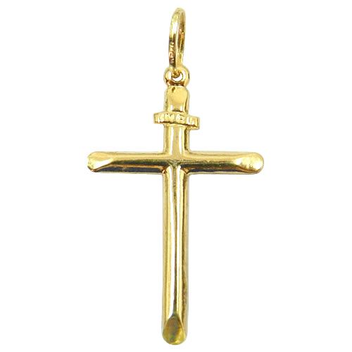 Crucifixo em Ouro Masculino Barato