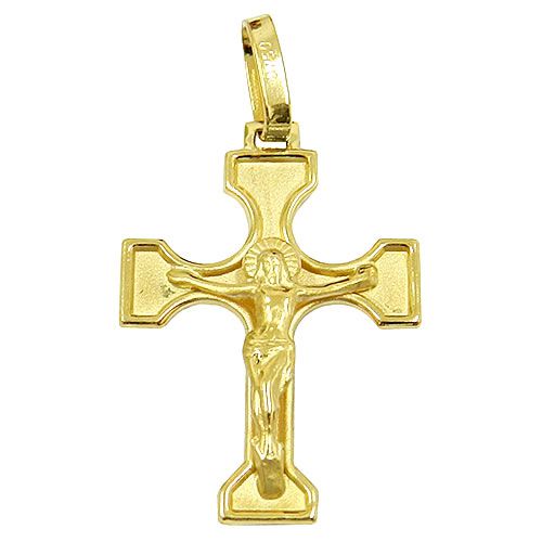 Crucifixo em Ouro 18k com Jesus Crucificado